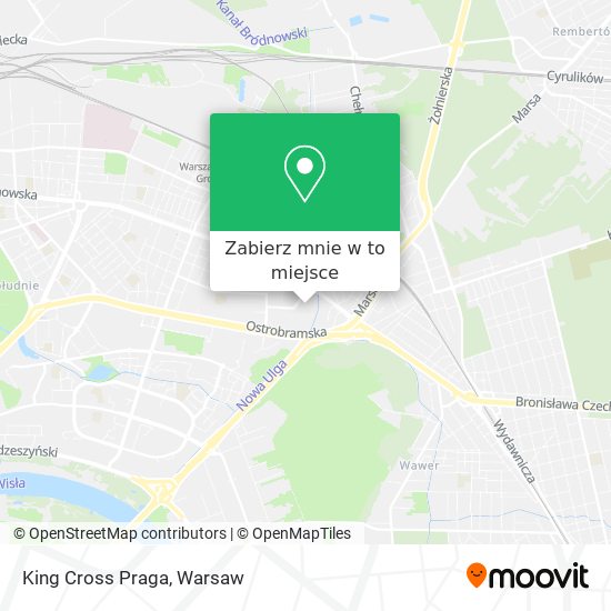 Mapa King Cross Praga