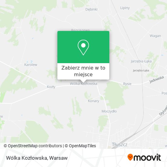 Mapa Wólka Kozłowska