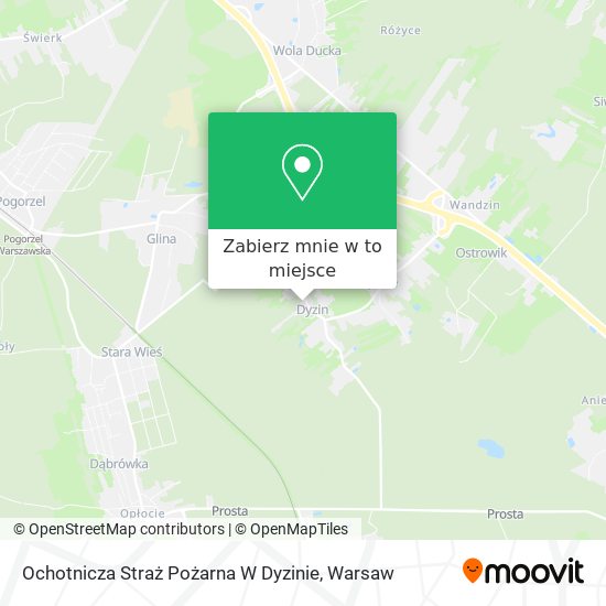 Mapa Ochotnicza Straż Pożarna W Dyzinie