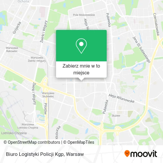 Mapa Biuro Logistyki Policji Kgp