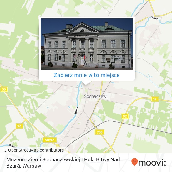 Mapa Muzeum Ziemi Sochaczewskiej I Pola Bitwy Nad Bzurą