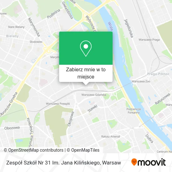 Mapa Zespół Szkół Nr 31 Im. Jana Kilińskiego
