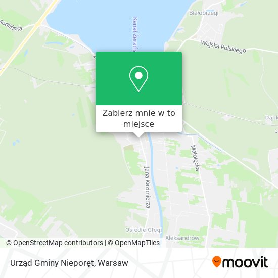 Mapa Urząd Gminy Nieporęt