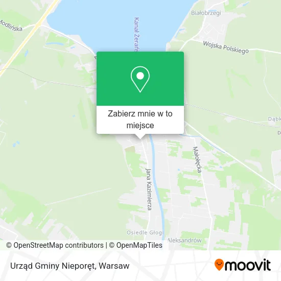 Mapa Urząd Gminy Nieporęt