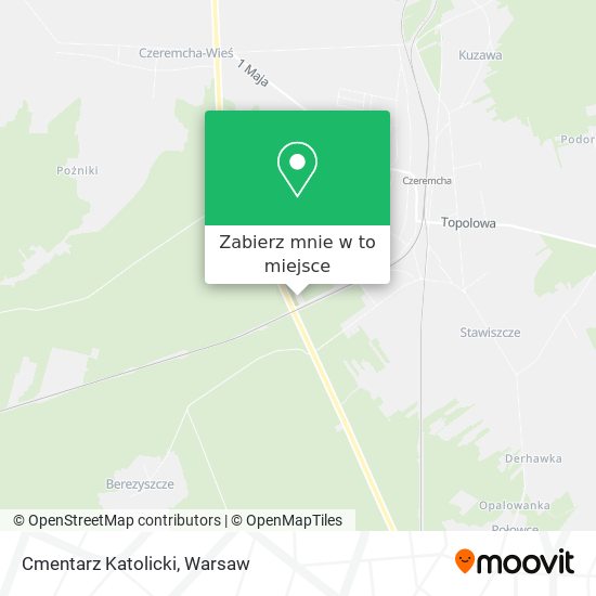 Mapa Cmentarz Katolicki