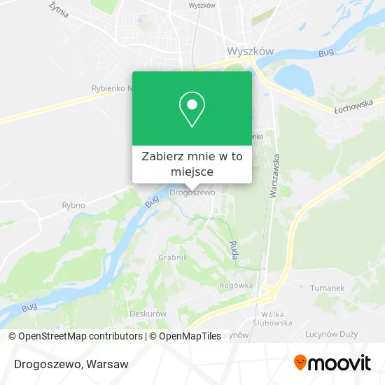 Mapa Drogoszewo