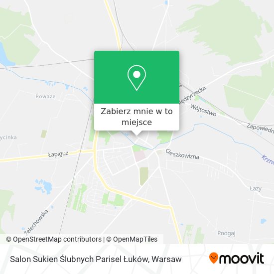 Mapa Salon Sukien Ślubnych Parisel Łuków