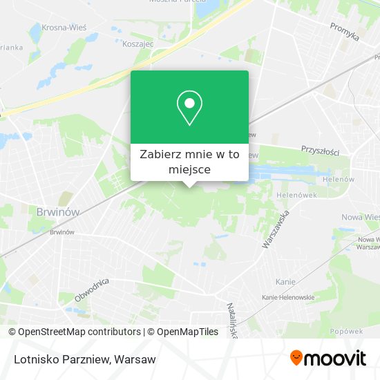 Mapa Lotnisko Parzniew