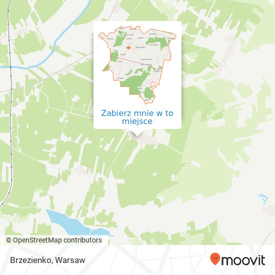 Mapa Brzezienko