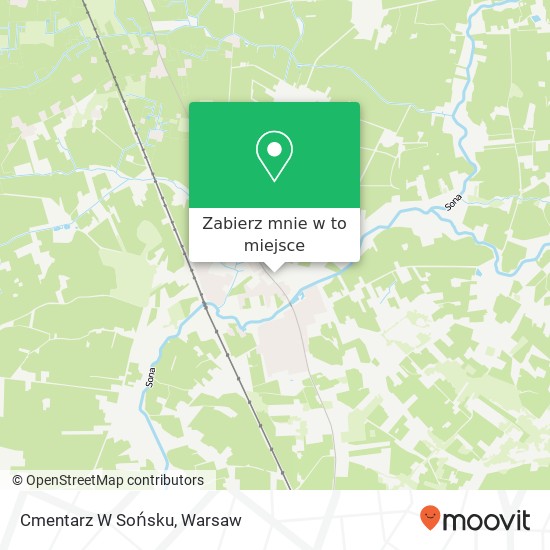 Mapa Cmentarz W Sońsku