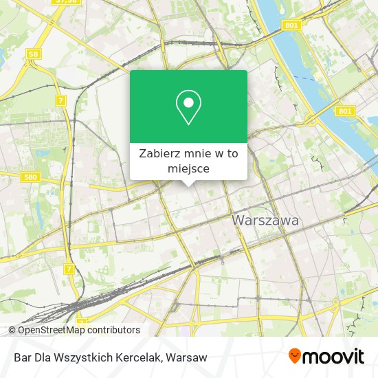 Mapa Bar Dla Wszystkich Kercelak