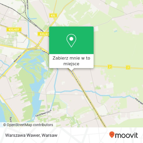 Mapa Warszawa Wawer