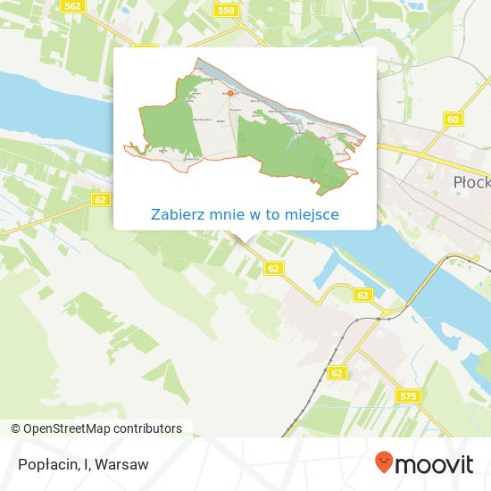 Mapa Popłacin, I