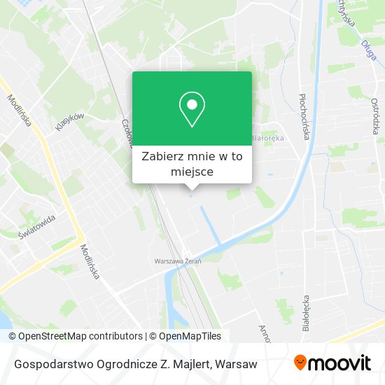 Mapa Gospodarstwo Ogrodnicze Z. Majlert