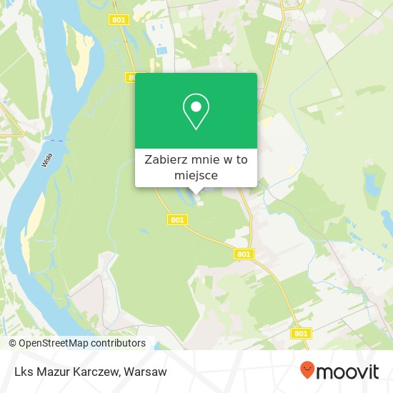 Mapa Lks Mazur Karczew