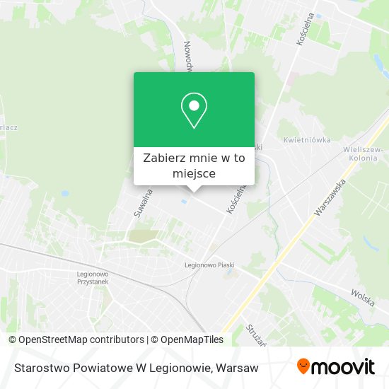 Mapa Starostwo Powiatowe W Legionowie