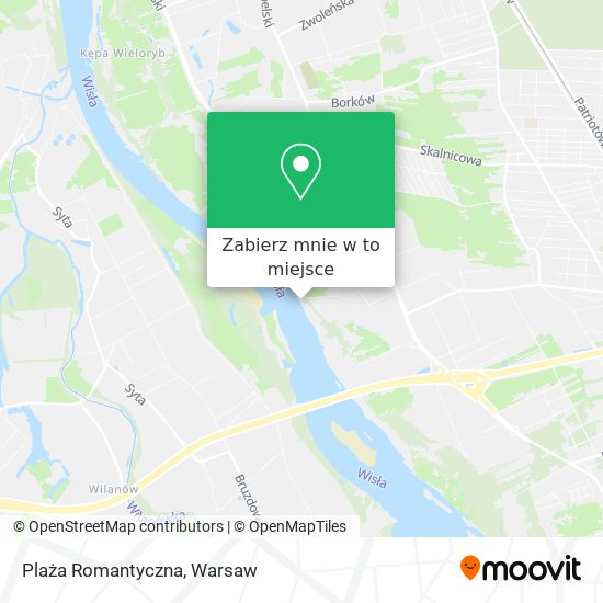 Mapa Plaża Romantyczna