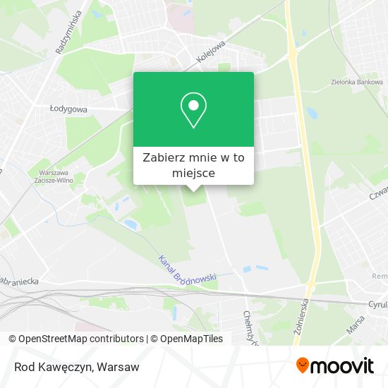 Mapa Rod Kawęczyn