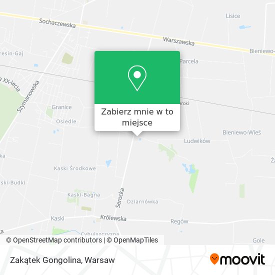 Mapa Zakątek Gongolina