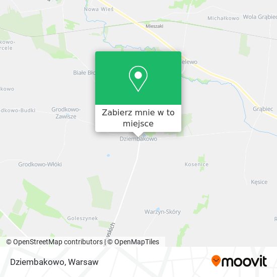 Mapa Dziembakowo