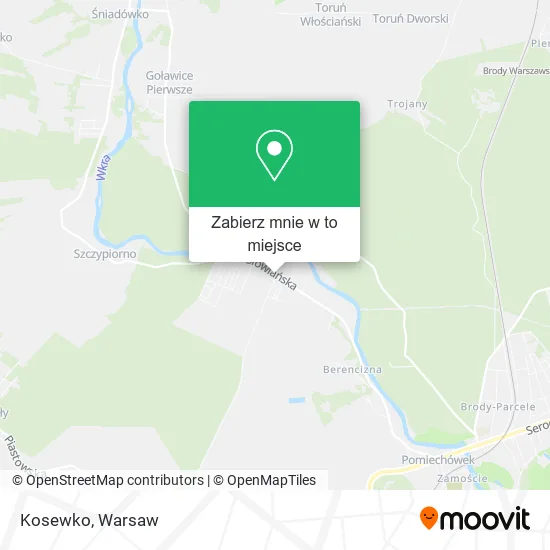 Mapa Kosewko