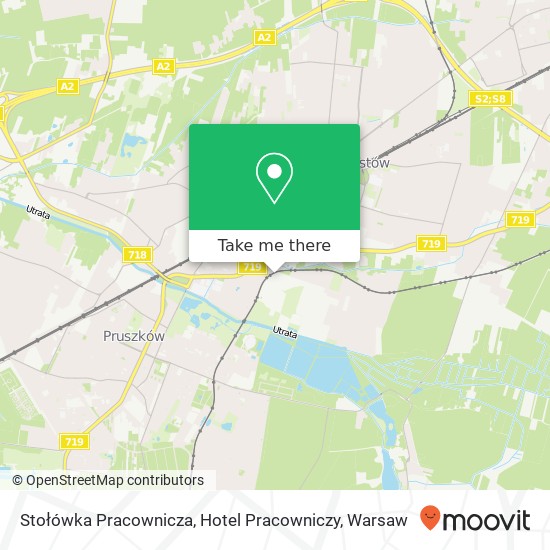 Mapa Stołówka Pracownicza, Hotel Pracowniczy