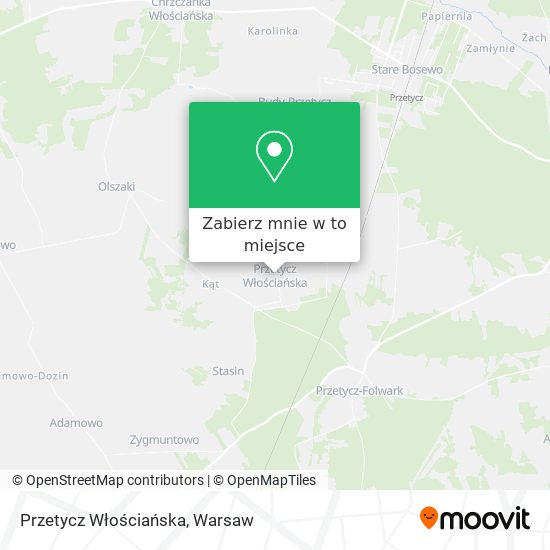 Mapa Przetycz Włościańska