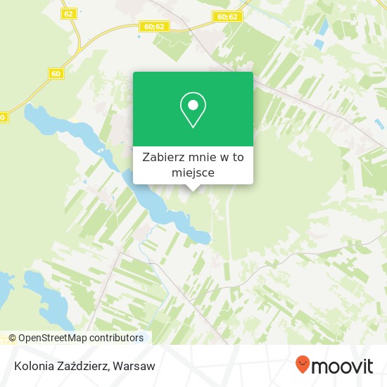 Mapa Kolonia Zaździerz