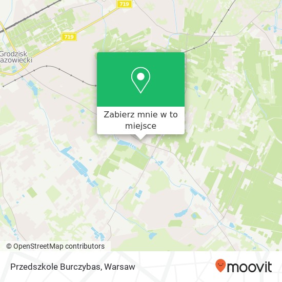 Mapa Przedszkole Burczybas