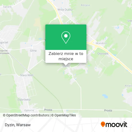 Mapa Dyzin