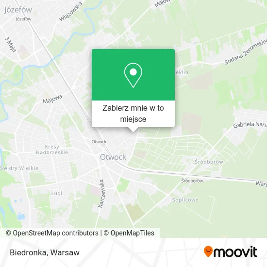 Mapa Biedronka