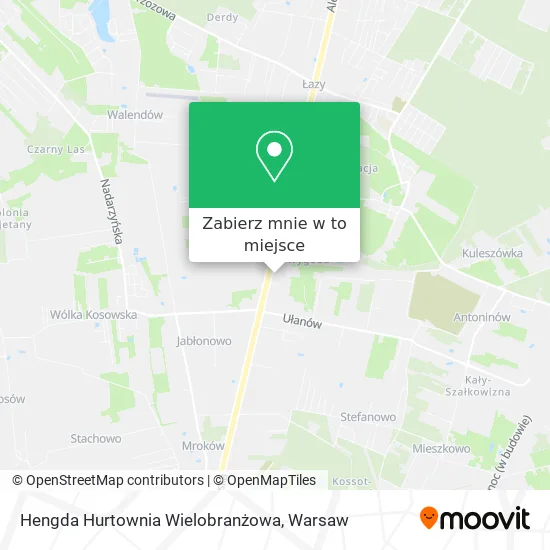 Mapa Hengda Hurtownia Wielobranżowa