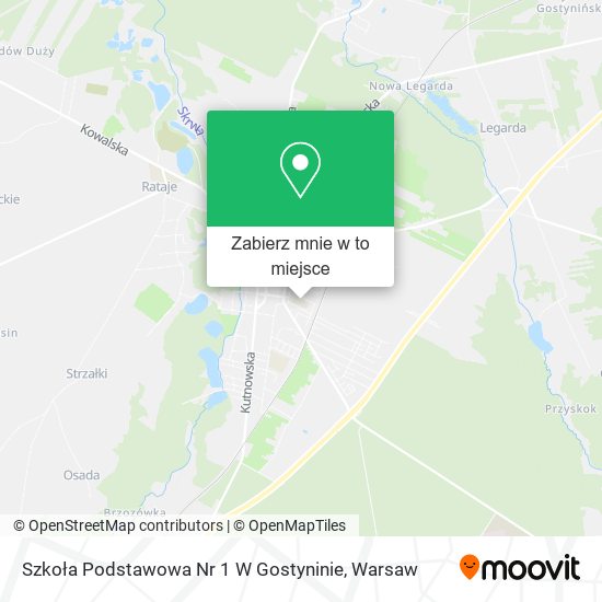 Mapa Szkoła Podstawowa Nr 1 W Gostyninie