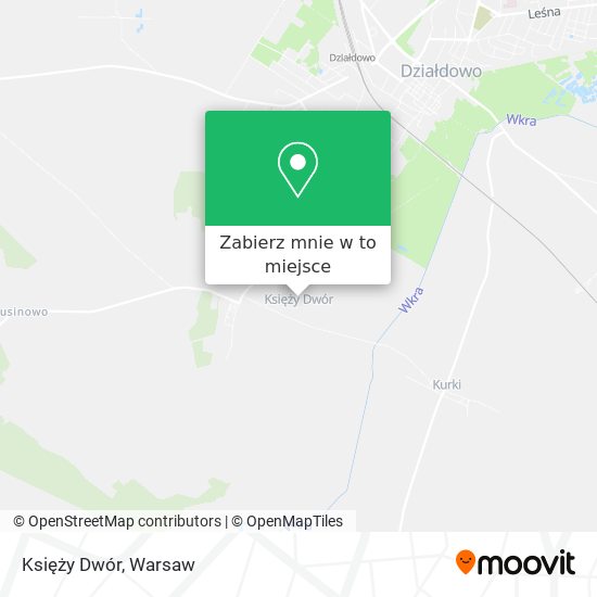 Mapa Księży Dwór