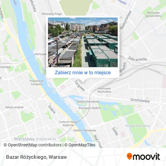 Mapa Bazar Różyckiego