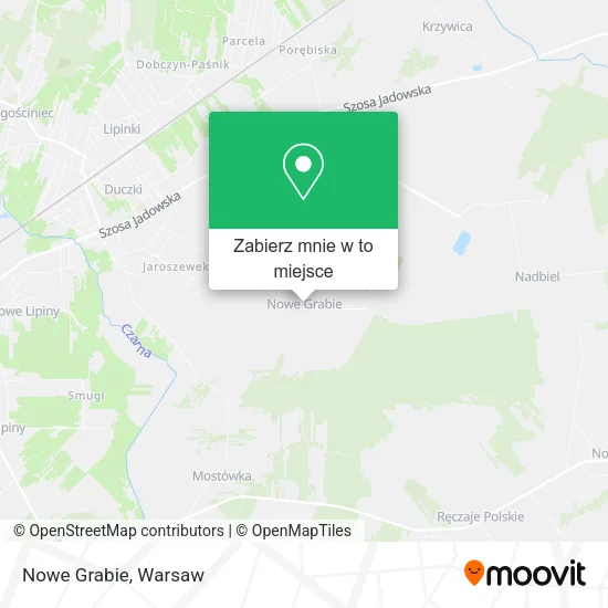 Mapa Nowe Grabie