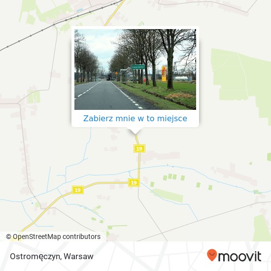 Mapa Ostromęczyn