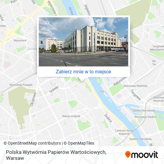 Mapa Polska Wytwórnia Papierów Wartościowych