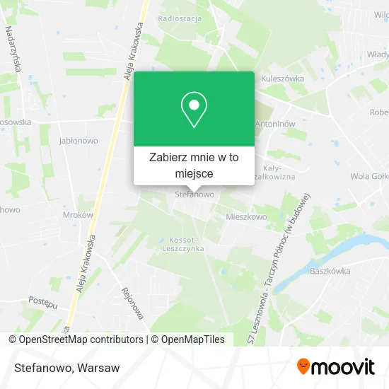 Mapa Stefanowo