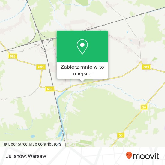 Mapa Julianów