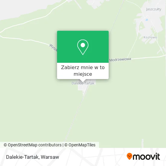 Mapa Dalekie-Tartak