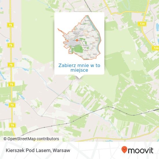 Mapa Kierszek Pod Lasem