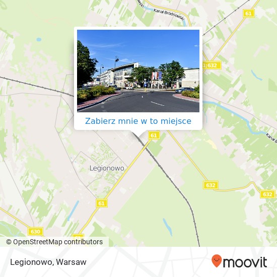 Mapa Legionowo