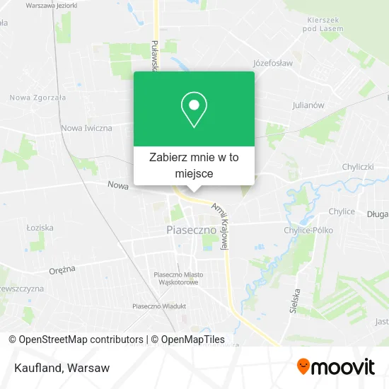 Mapa Kaufland