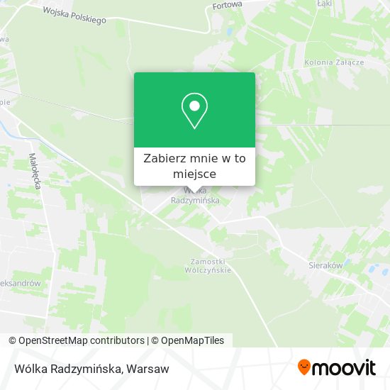 Mapa Wólka Radzymińska