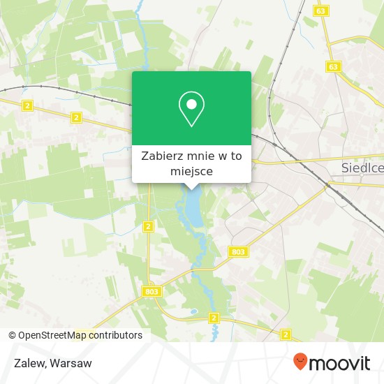 Mapa Zalew