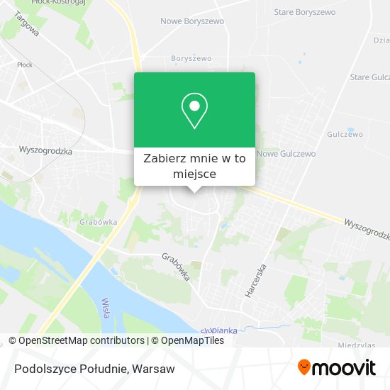 Mapa Podolszyce Południe