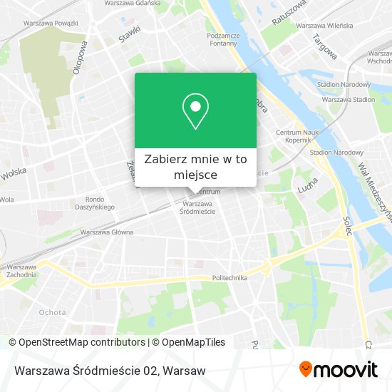 Mapa Warszawa Śródmieście 02