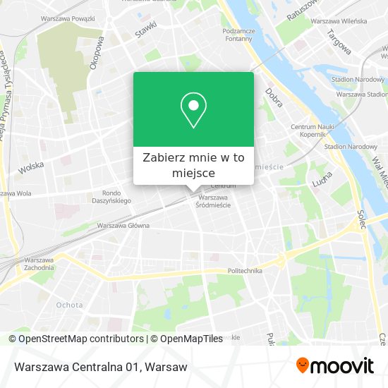 Mapa Warszawa Centralna 01