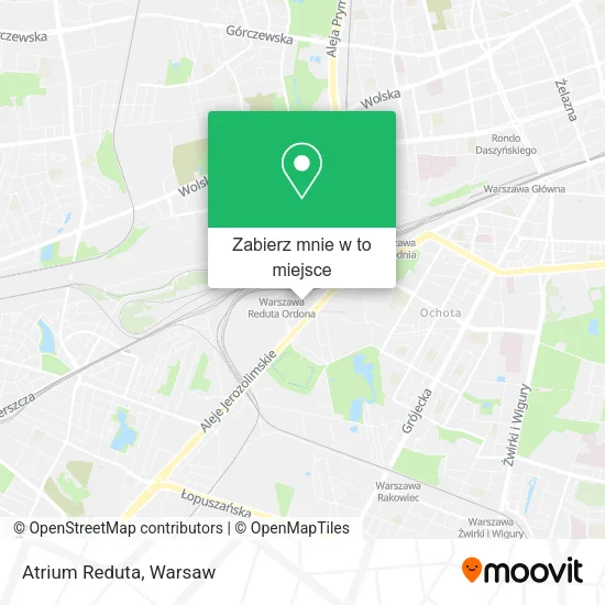 Mapa Atrium Reduta
